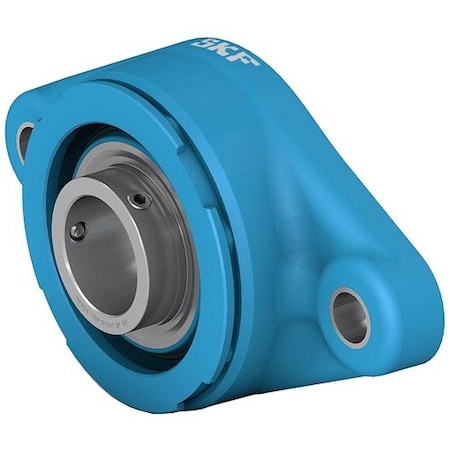 Skf Flange Block Bearing; 1 in. Bore; 3.9 in. Bolt Spacing; 3/8 in. Bolt; 2 Bolt; 1 Piece Solid F2BC 100-TPSS